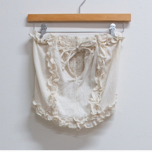 Free People Tops - NWT jen's Pirate Booty Black Oak Corset Top in Natural Size S Free People